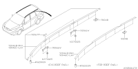 91046SG020-MOLDING ASSY ROOFRH