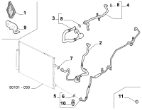 11084284-Gasket, a/c wiring