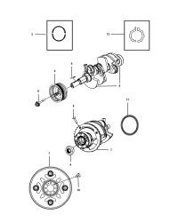 5066733AB-[R] CRANKSHAFT MAIN 1 AND 4