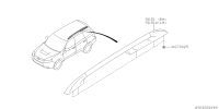 91151SC000-ROOFRAILASSYRH
