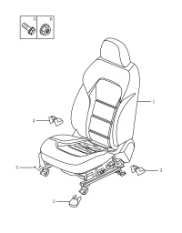 6080034600742-Seat assy-frt rh (black)