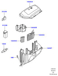 LR005302-COVER,MAIN FUSE BLOCK