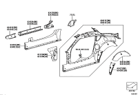 61014WAA01-PANEL SUB-ASSY, SIDE, INNER LH