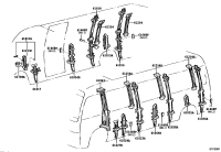 6101836081-Pillar sub-assy, no.8, rh/lh