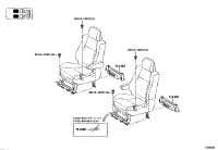 7114958100A0-Foot cover, front seat, rear lh