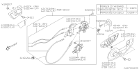61034AG002-LATCH ASSY DR R RH