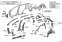 617030R903-Reinforcement sub-assy, roof side, inner rh