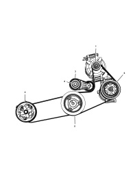 4792574AA-Pulley, p/s pump