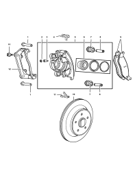 5093706AA-(F)BRAKE PAD KIT RR-V2013776AB