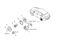 3301310XKZ17A-Bush assy-rr strg lh