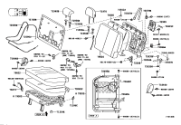 7920208060-Frame sub-assy, no.2 seat cushion, rh/lh