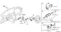 255501CA9A-SWITCH ASSY-S/WHEEL REMOCON