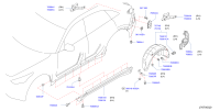 768501CB0A-Guard assy-side sill, rh