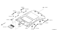 73975JK00A-Garnish assy-roof, front