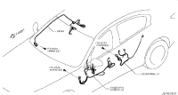 241244GD0B-Wiring harness-front door, rh