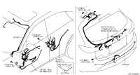 241241CA3A-Wiring harness-front door, rh