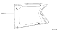 833003JA1A-GLASS ASSY-SIDE WINDOW,RH
