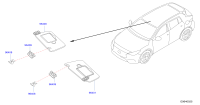 964085DA0A-PLUG-SUN VISOR