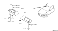 96400JL16A-SUNVISOR ASSY-RH