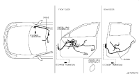 24124JK60C-Wiring harness-front door, rh