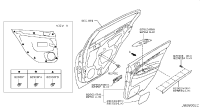 82901JU77B-Garnish assy., l. rr