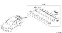 849821BG0B-Curtain, luggage compartment