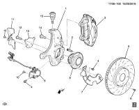 84506879-KNUCKLE,STRG(INCLS 15)(INCLS BALL JOINT)(ACDelco #84506879)