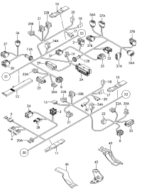 4L0971014B-Wiring harness-adapter