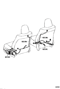 821910E270-WIRE, FRONT SEAT, RH