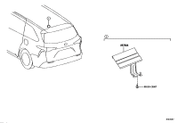 897B008040-Electrical key & receiver assy
