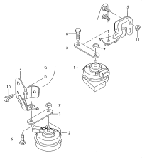 3D0951181F-Bracket-horn