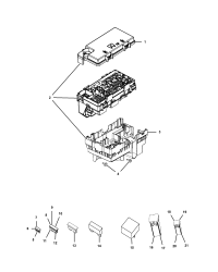 68299660AA-COVER POWER DISTRIBUTION CENTER