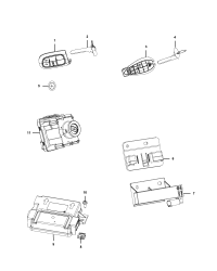 68105085AG-TRANSMITTER INTEGRATED KEY FOB
