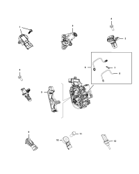 77366449-SENSOR MAP COMES WITH MOUNTING SCREW