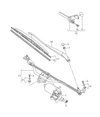7H1955425F-WIPER BLADE SET 600/575-AMAROK