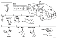 897B048160-Electrical key & receiver assy