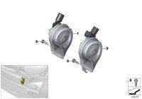 61337351504-Horn assy-electric
