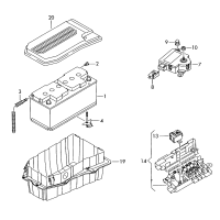 4L0910181A-Controlunit, battery monitor