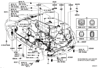 8215760030-Wire, side step panel, rh/lh