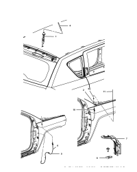 4671904AD-ANTENNA BASE CABLE AND BRACKET