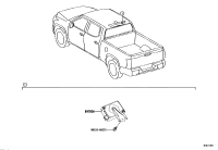 897B00C070-Electrical key & receiver assy