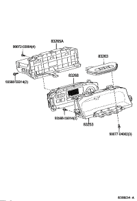 8326860260-PANEL, ACCESSORY METER