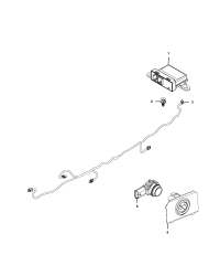 53373372-Wiring, parking sub sensor