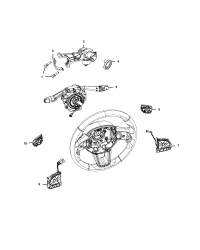 735704960-CLOCKSPRING STEERING COLUMN CONTROL MODULE