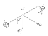 8K0971164A-Wiring harness-seat heater