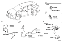 89544F4020-Sensor, skid control, rear rh
