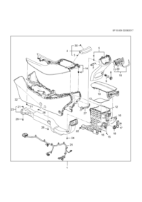 11547375-Buckle, side door garnish (12.815)