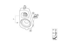 65137842199-Pillar, speaker bracket D