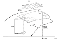 63304F4021C1-TRIM SUB-ASSY, ROOF HEADLINING