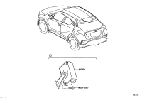 897B0F4110-Electrical key & receiver assy